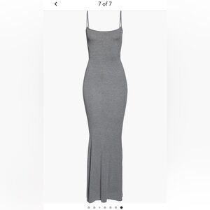 Skims heather gray slip dress
